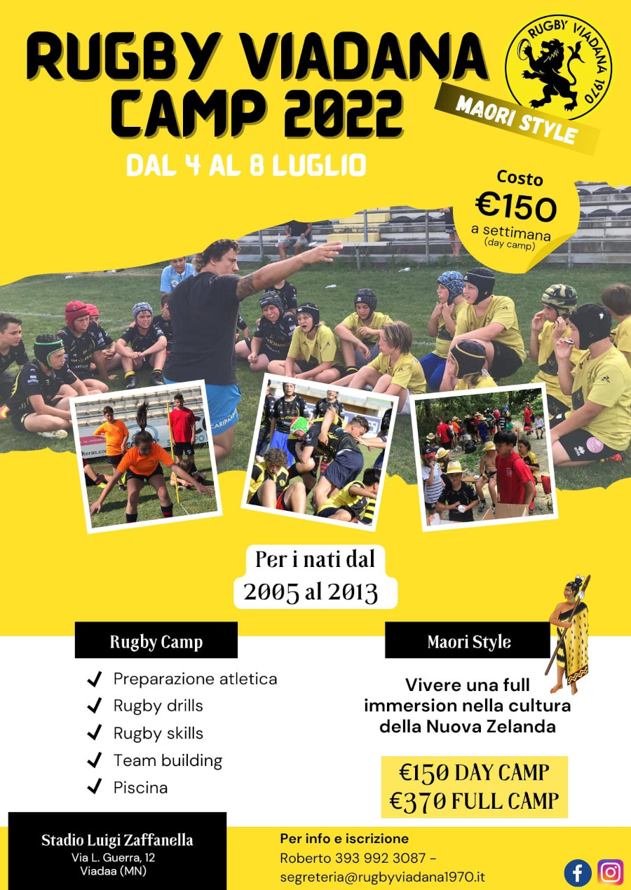 Rugby Viadana Summer Camp 2022