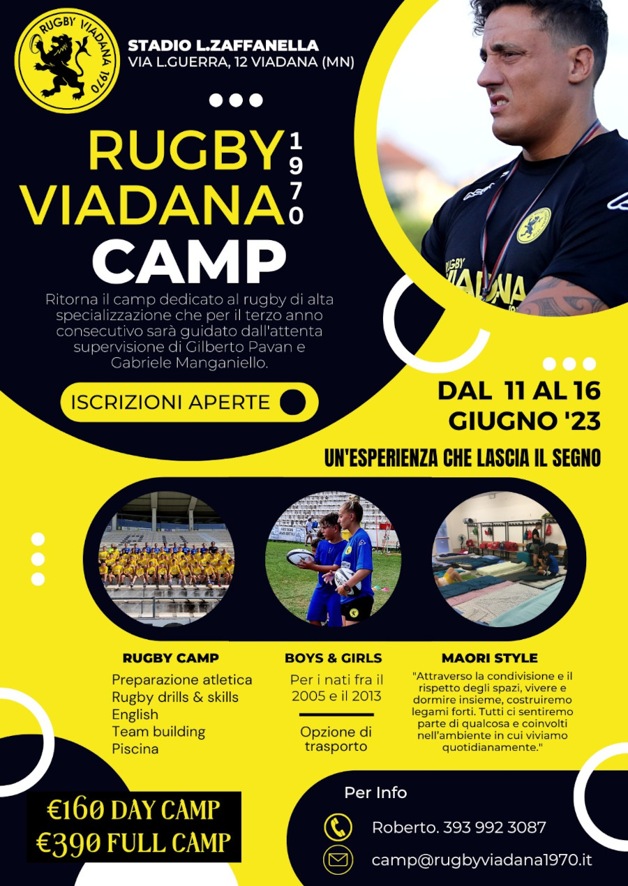 Rugby Viadana Summer Camp 2023