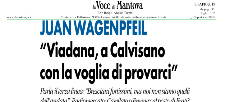 "Viadana, a Calvisano con la voglia di provarci"
