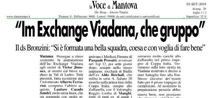 "Im Exchange Viadana, che gruppo"