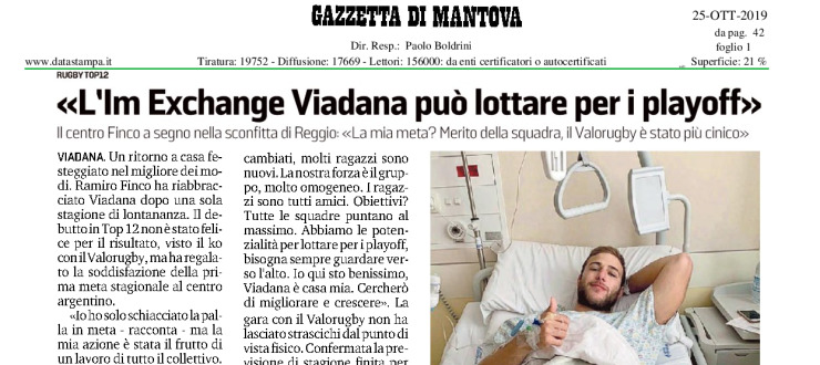 «L'Im Exchange Viadana può lottare per i playoff»