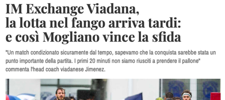 IM Exchange Viadana,  la lotta nel fango arriva tardi:  e così Mogliano vince la sfida