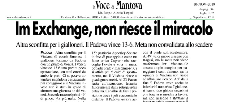 Im Exchange, non riesce il miracolo