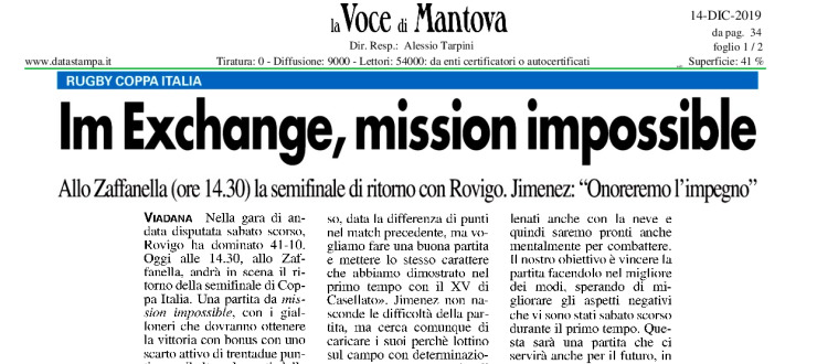 Im Exchange, mission impossible