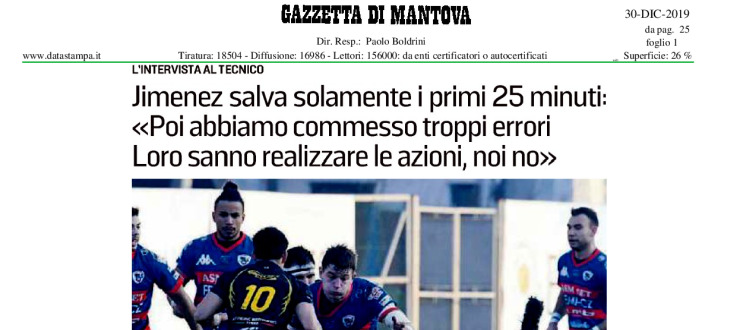 Jimenez salva solamente i primi 25 minuti: "Poi abbiamo commesso troppi errori. Loro sanno realizzare le azioni, noi no"