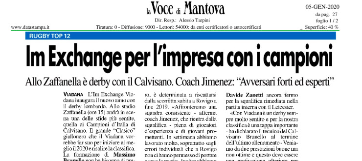 Im Exchange per l'impresa con i campioni