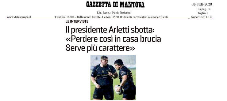 Il presidente Arletti sbotta: "Perdere così in casa brucia. Serve più carattere"