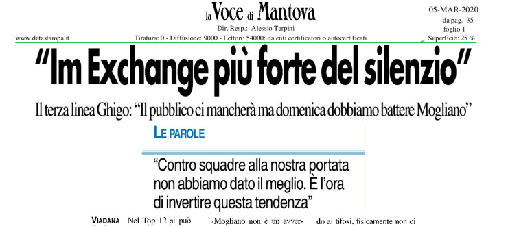 "Im Exchange più forte del silenzio"
