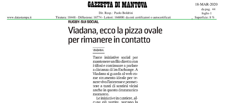 Viadana, ecco la pizza ovale per rimanere in contatto