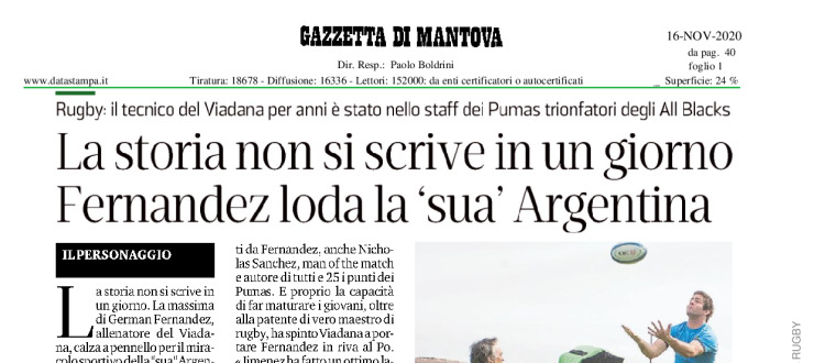La storia non si scrive in un giorno. Fernandez loda la "sua" Argentina.