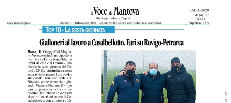 Gialloneri al lavoro a Casalbellotto 