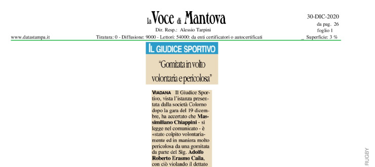 "Gomitata in volto volontaria e pericolosa"
