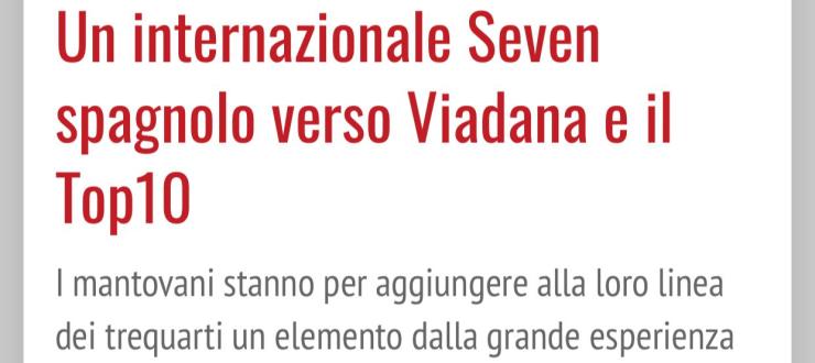 Un internazionale Seven spagnolo verso Viadana e il Top10