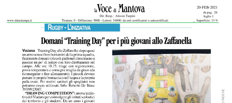 Domani "training day" per i più giovani allo Zaffanella