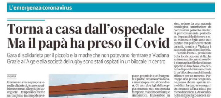 Torna a casa dall'ospedale. Ma il papà  a preso il Covid 