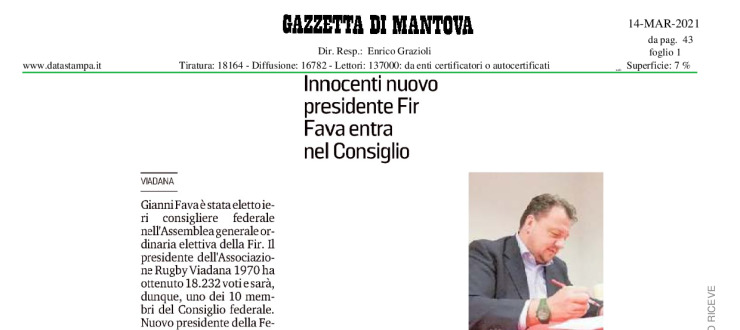 Innocenti nuovo presidente Fir, Fava entra nel Consiglio.