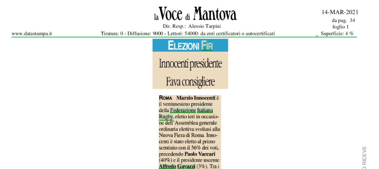 Innocenti presidente, Fava consigliere