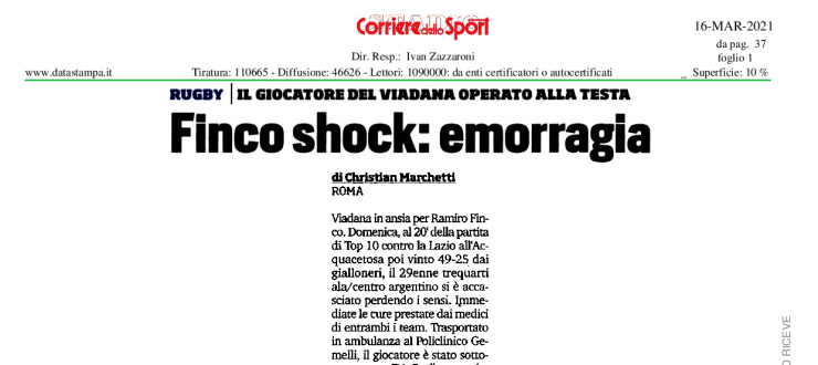 Finco shock: emorragia