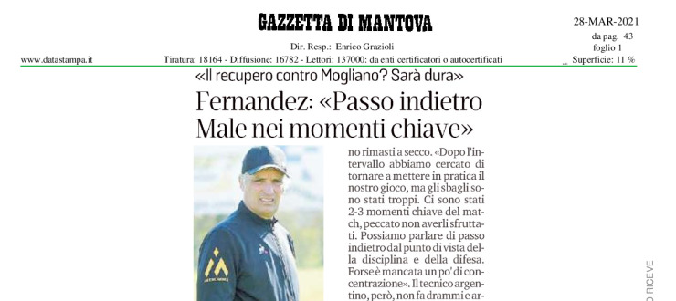 Fernandez: "Passo indietro. Male nei momenti chiave"