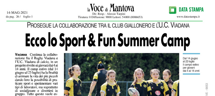 Ecco lo Sport and Fun Summer Camp