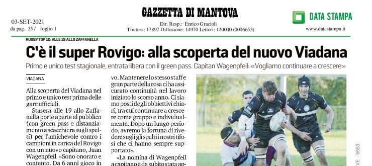 C'è il super Rovigo: alla scoperta del nuovo Viadana  