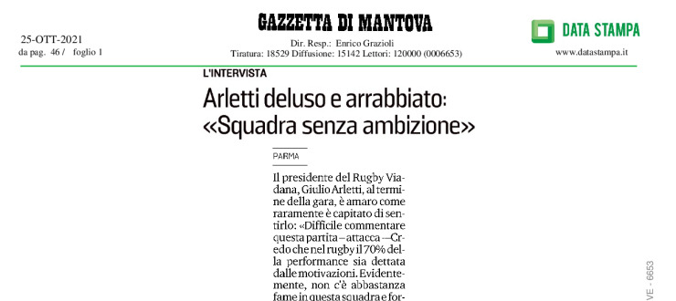 Arletti delusso e arrabbiato: "Squadra senza ambizione"