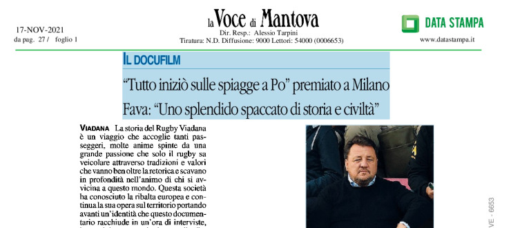 "Tutto iniziò sulle spiagge a Po" premiato a Milano. Fava: "Uno splendido spaccato di storia e civiltà"