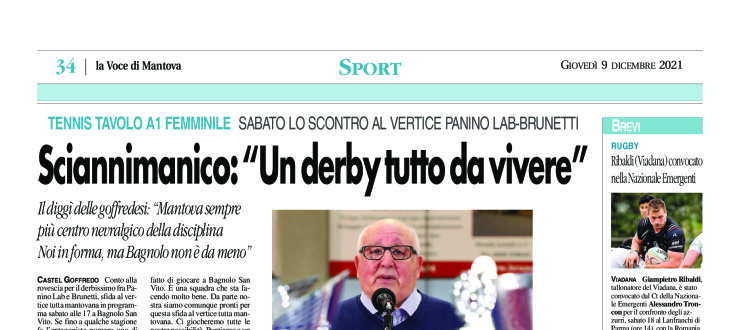 Ribaldi (Viadana) convocato nella Nazionale Emergenti