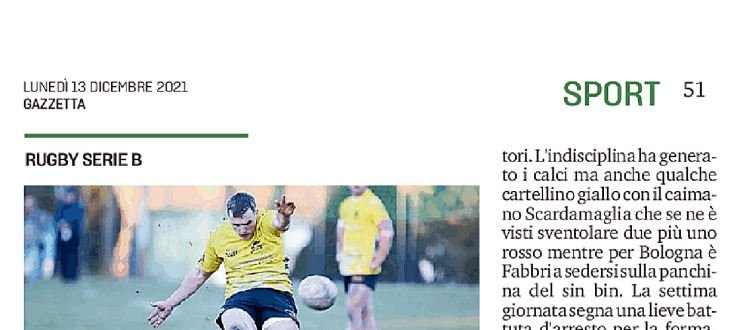 I Caimani a Bologna lottano nel fango e alla fine strappano un pareggio
