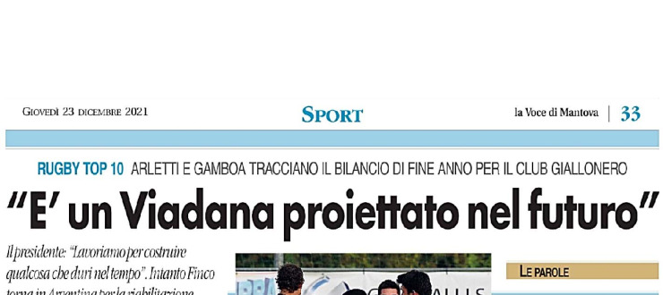 È un Viadana proiettato nel futuro