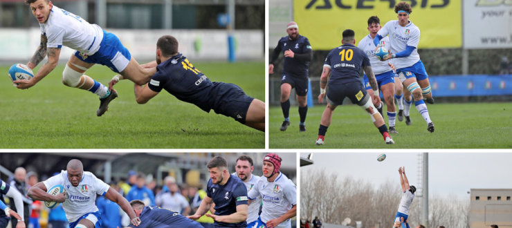 Viadana, la Nazionale italiana di rugby vince contro la Romania