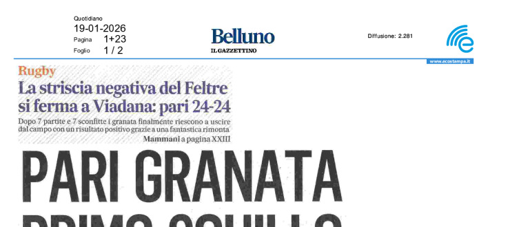 Pari granata. Primo squillo a Mantova