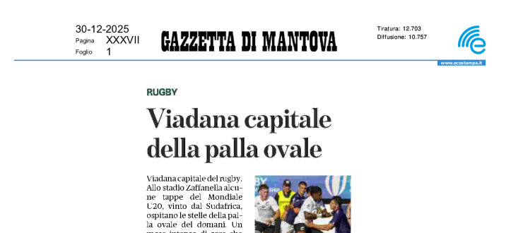 Viadana capitale della palla ovale