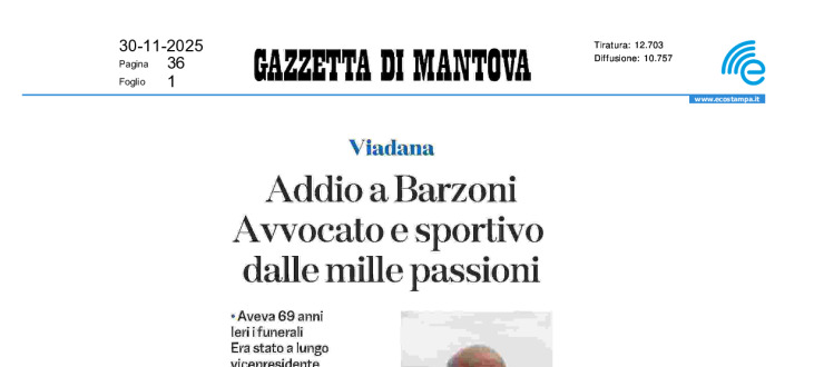 Addio a Barzoni. Avvocato e sportivo dalle mille passioni