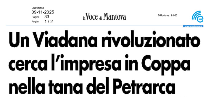 Un Viadana rivoluzionato cerca l'impresa in Coppa nella tana del Petrarca