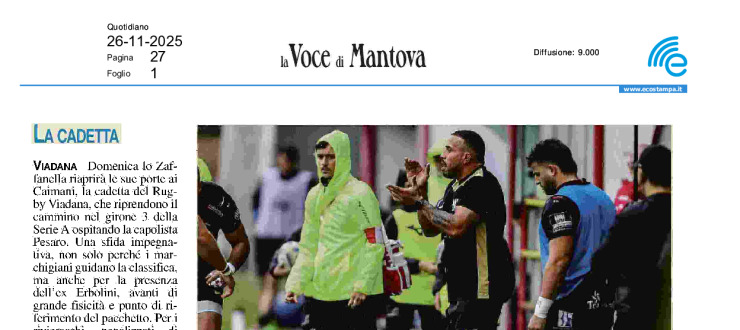 Caimani, ripartenza allo Zaffanella. "Contro Pesaro subito un test probante"