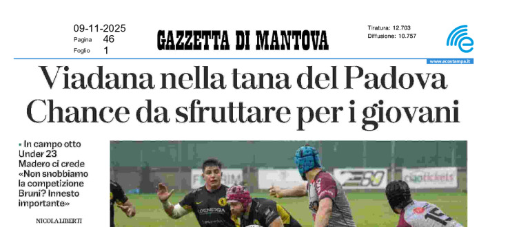 Viadana nella tana del Padova. Chance da sfruttare per i giovani