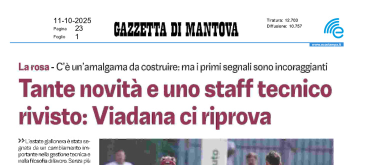 Tante novità e uno staff tecnico rivisto: Viadana ci riprova