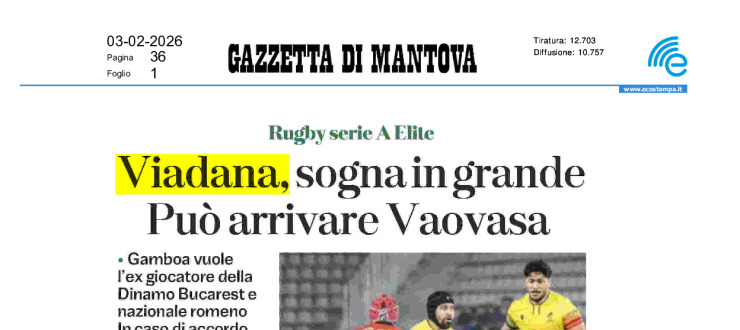 Viadana, sogna in grande. Può arrivare Vaovasa