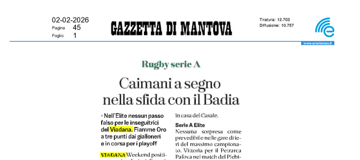 Caimani a segno nella sfida con Badia