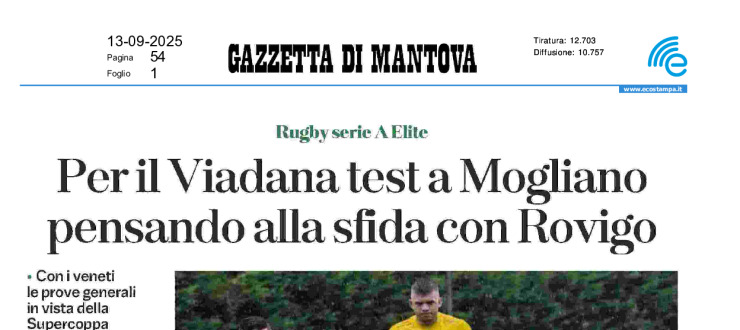 Per il Viadana test a Mogliano pensando alla sfida con Rovigo