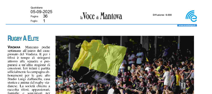 Viadana, campagna abbonamenti e Open Day per bambini e ragazzi