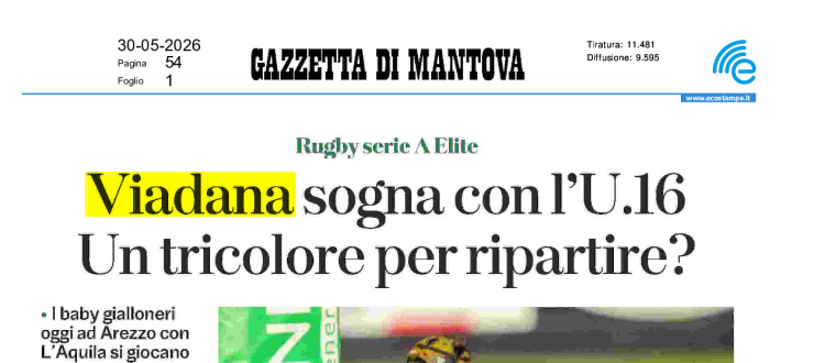 Viadana sogna con l'U16. Un tricolore per ripartire?