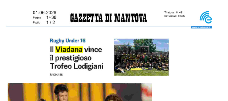 Rugby U16. Il Viadana vince il prestigioso Trofeo Lodigiani