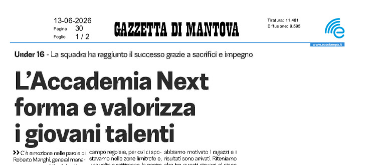 L'Accademia Next forma e valorizza giovani talenti
