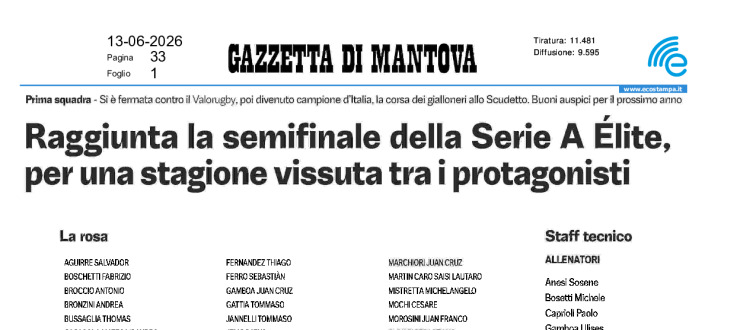 Raggiunta la semifinale della Serie A Élite