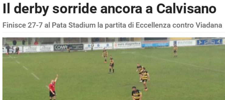 Il derby sorride ancora a Calvisano