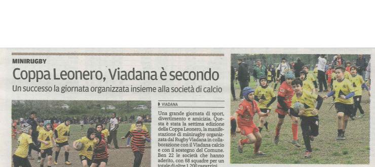 Coppa Leonero, Viadana è secondo