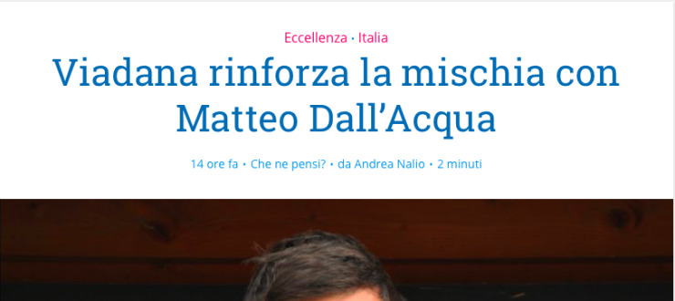 Viadana rinforza la mischia con Matteo Dall’Acqua