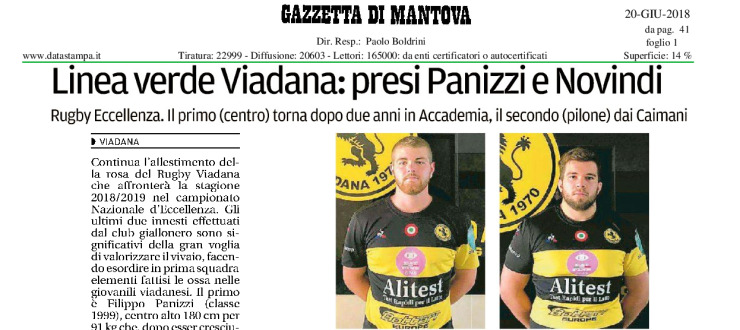 Linea verde Viadana: presi Panizzi e Novindi